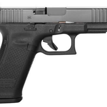 Glock G17 Gen5, 9mm, 4.49" Barrel, 10rd, Black Frame, Black nDLC Slide - Handsguns - American Guns & Ammo