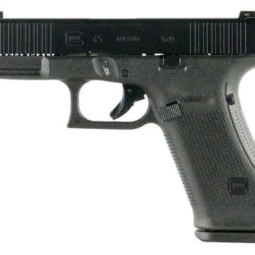 Glock G45 Compact, 9mm, 4.02" Barrel, 10rd, FS, Black nDLC Slide, Black Frame - Handsguns - American Guns & Ammo