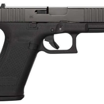 Glock G45, 9mm, 4.02" Barrel, 10rd, AmeriGlo FS, Black Frame, Black nDLC Slide - Handsguns - American Guns & Ammo