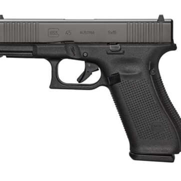 Glock G45 Gen5, 9mm, 4.02" Barrel, 10rd, MOS, Black - Handsguns | American Guns & Ammo