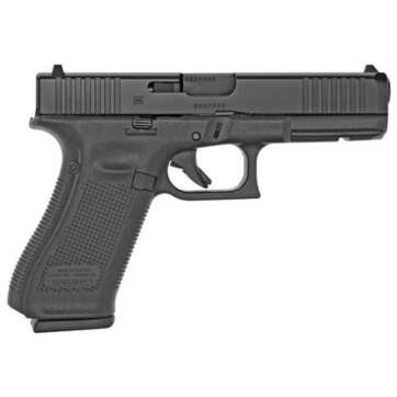 Glock 17 Gen5 Full Size 9MM 4.49" Marksman Barrel, Fixed Sights, Ambi Slide Stop Lever, Flared Mag Well, Front Serrations 3x 17rd Mags - Handsguns | American Guns & Ammo