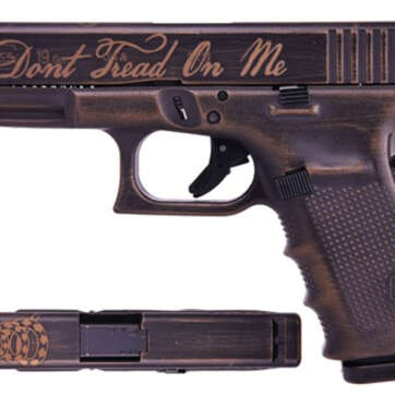 Glock 19 Gen 4 Don't Tread On Me Special Edition 9mm 4" Barrel Cerakote 3- 15rd Mags - Handsguns | American Guns & Ammo