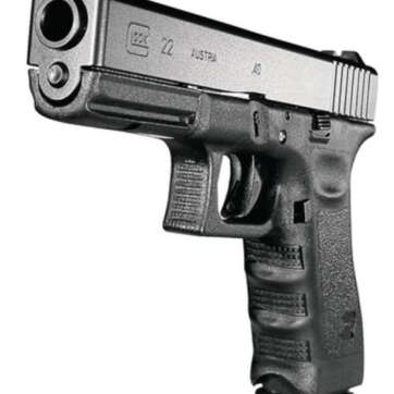 Glock G22 .40 Smith & Wesson 4.49 Inch Barrel Black Fixed Sights 10 Rd Mag - Handsguns | American Guns & Ammo