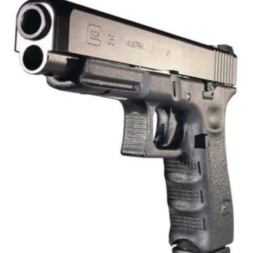 Glock, 35, Safe Action, Longslide Size Pistol, 40S&W, 5.32" Barrel, Polymer Frame, Matte Finish, Adjustable Sights, 15Rd, Prac/Tac, 2 Magazines, Glock OEM Rail, Right Hand - Handsguns | American Guns & Ammo