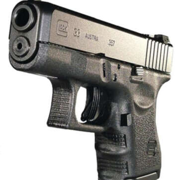 Glock G33 Standard 357 Sig 3.46" Barrel, Fixed Sights Poly Grip/Frame Black, 9rd - Handsguns | American Guns & Ammo