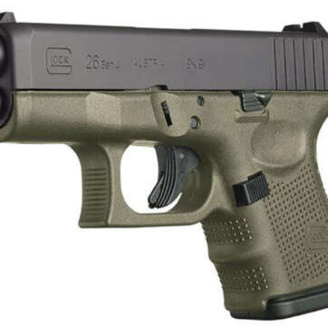 Glock G26 Gen4 OD Frame Factory Austria 9x19 - Handsguns - American Guns & Ammo