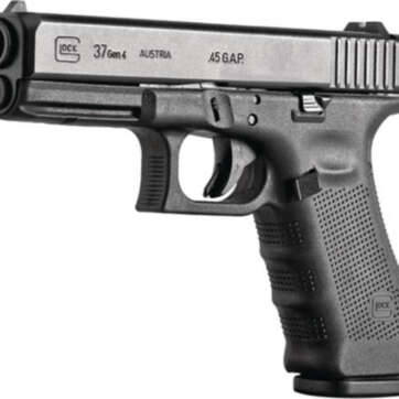 Glock G37 Gen4 .45 GAP, 4.6" Barrel, Black, Fixed Sights, 10rd - Handsguns | American Guns & Ammo