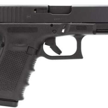 Glock, 19 Gen4, Striker Fired, Compact, 9mm, 4.02" Barrel, Polymer Frame, Matte Finish, Fixed Sights, 15Rd, 3 Magazines - Handsguns | American Guns & Ammo