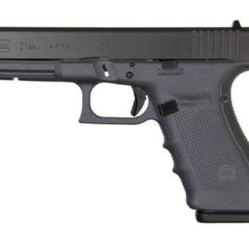 Glock G21 Gen4, 45 ACP, 13rd, 4.6", Gray Frame, Black Slide - Handsguns | American Guns & Ammo