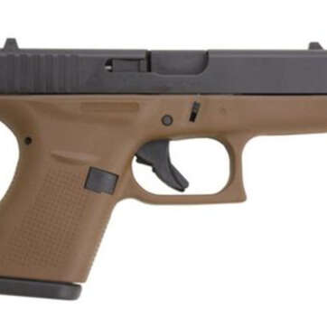 Glock G42 .380 ACP, 3.25" Barrel,Flat Dark Earth Frame, 6rd - Handsguns | American Guns & Ammo