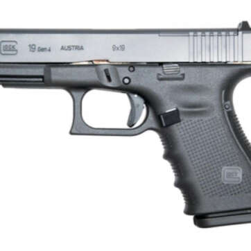Glock G19 Gen4, MOS 9mm, 4" Barrel, Fixed Sights, 15rd - Handsguns | American Guns & Ammo