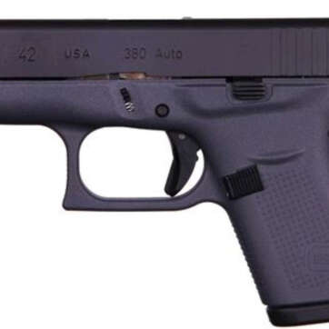 Glock G42 Gray .380ACP, 3.25" Barrel Fixed Sights, Gray 6rd Mag - Handsguns | American Guns & Ammo