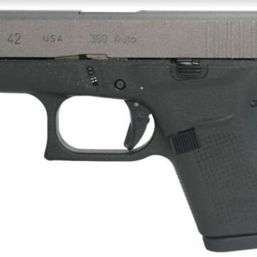 Glock G42 Desert Sand Cerakote Finish, .380 ACP, 6 rd - Handsguns | American Guns & Ammo