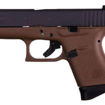 Glock G43 Gen3 9MM 3.4" Barrel Flat Dark Earth 6rd Mag - Handsguns | American Guns & Ammo