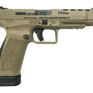 Canik TP9SFx 9MM, 5.2" Match Bbl, Flat Dark Earth, 2x20 Rcd Mags - Handsguns - American Guns & Ammo