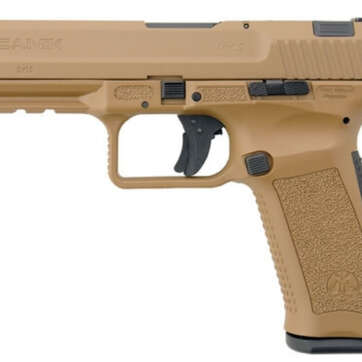 Canik TP9SA Mod.2 9mm, 4.46" Barrel, Desert Tan, 18rd Mag - Handsguns - American Guns & Ammo