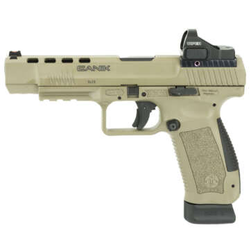 Canik TP9SFx 9mm, 5.2" Barrel, Flat Dark Earth, 2- 20rd Mags, Vortex Red Dot - Handsguns | American Guns & Ammo