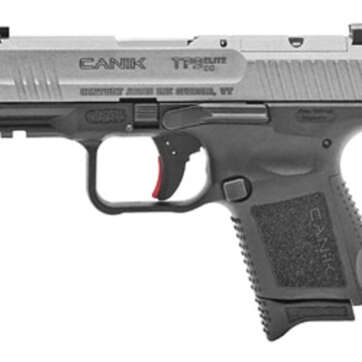 Canik TP9 Elite SC 9mm, 3.6" Barrel, Black, Micro Red-Dot Base Plate, Holster, 2 Back Staps, 2 Mags, 12rd-15rd - Handsguns | American Guns & Ammo