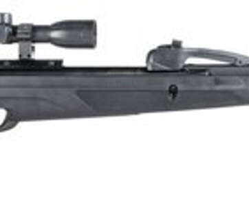 Gamo Swarm Whisper, .22 Pellet, 975 Feet Per Second, 19" Barrel, Black Color, Synthetic Stock, 4x32 Scope, 10Rd - Air Guns & BB Guns | American Guns & Ammo