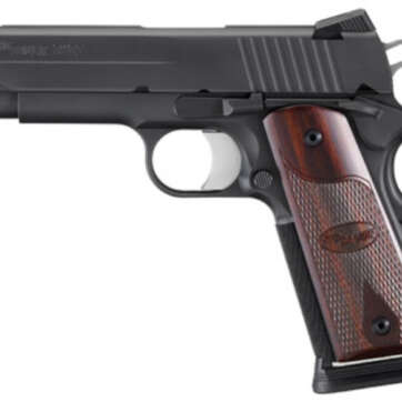SIG 1911 45 ACP 3.3 7+1 Rosewood Grip Black - Handsguns - American Guns & Ammo