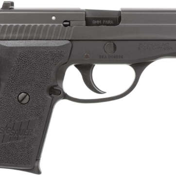 SIG P239 9MM 3.6In Nitron BLK Da/Sa Siglite Polymer Grip (2) 8RD Steel MAG CA Compliant - Handsguns | American Guns & Ammo