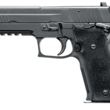 Sig P226 9MM 4.4In Nitron Black Da/Sa Siglite E2 Grip (2) 10Rd Steel MAG MA Compliant - Handsguns | American Guns & Ammo