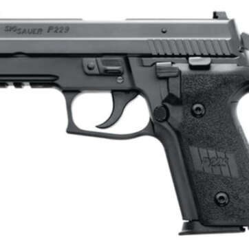 Sig P229 40 S&W 3.9In Nitron Black Da/Sa Siglite E2 Grip (2) 10Rd Steel MAG MA Compliant - Handsguns | American Guns & Ammo