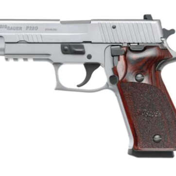 Sig P220 Elite Stainless 45 ACP 4.4" Barrel, Rosewood Grip SS, 8rd - Handsguns - American Guns & Ammo
