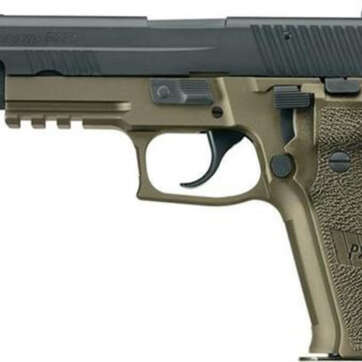 Sig P226 Combat 9mm 4.4 Inch Threaded Barrel SigLite Night Sights Dark Earth Grips Black Nitron Slide Tac-Rail 15 Round - Handsguns - American Guns & Ammo