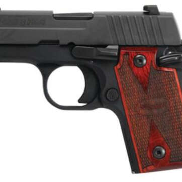 Sig P238 380 ACP 2.7In Rosewood Black SAO Siglite Rosewood Grip (1) 6RD Steel MAG MA Compliant - Handsguns - American Guns & Ammo