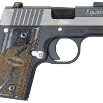 Sig P238 380 ACP 2.7In Equinox 2-Tone SAO TFO Front/Siglite Rear Blackwood Grip (1) 6RD Steel MAG MA Compliant - Handsguns | American Guns & Ammo