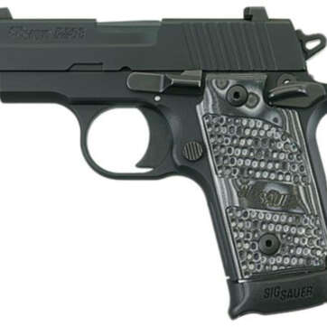 Sig P238 380 ACP 2.7In Extreme Black SAO Siglite Black/Gray G10 Grip (1) 7RD Steel MAG - Handsguns | American Guns & Ammo