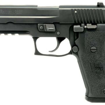Sig P220 45 ACP 4.4In Nitron Black Da/Sa Siglite E2 Grip (2) 8RD Steel MAG CA Compliant SRT - Handsguns - American Guns & Ammo