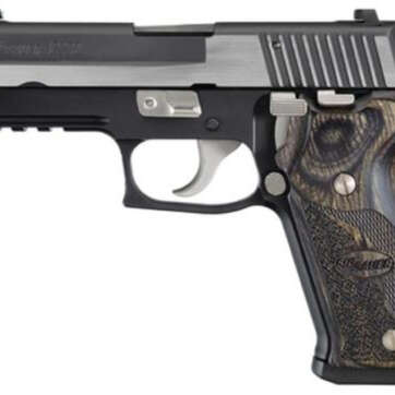 Sig P220 45 ACP 4.4In Equinox 2-Tone Da/Sa TFO Front/Siglite Rear Blackwood Grip (2) 8RD Steel MAG CA Compliant - Handsguns | American Guns & Ammo
