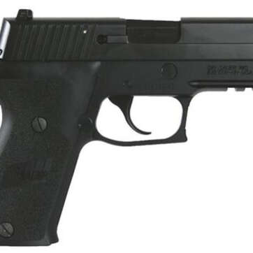 Sig P220 45 ACP 3.9In Nitron Black Da/Sa Siglite E2 Grip (2) 8RD Steel MAG CA Compliant - Handsguns | American Guns & Ammo