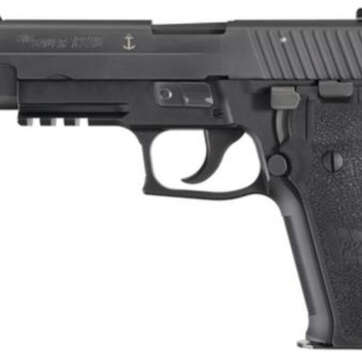 Sig P226 9MM 4.9In Mk25 Black Da/Sa Siglite Polymer Grip (3) 15Rd Steel MAG USN Anchor UID Threaded (13.5X1mm LH) - Handsguns | American Guns & Ammo