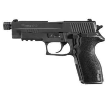 SIG P227 Tactical SA/DA 45ACP, 4.4" Threaded, SigLite, Black Poly Grip Black, 10rd - Handsguns | American Guns & Ammo