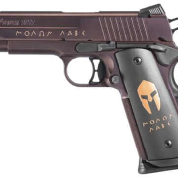 Sig 1911 45 ACP 4.2In Spartan ORB SAO Siglite Spartan Grip (2) 8RD Steel MAG - Handsguns | American Guns & Ammo