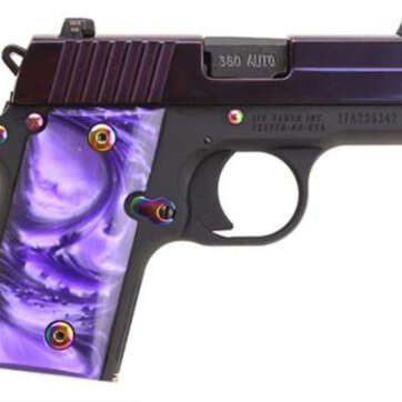 Sig P238 Purple Night Sights 2.7" Barrel, .380 ACP, 6rd - Handsguns | American Guns & Ammo