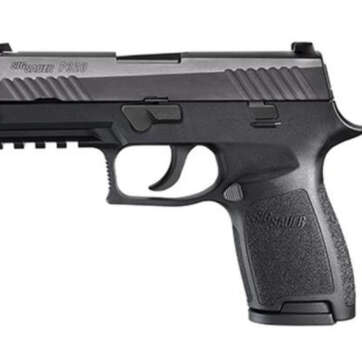 Sig P320 Compact Double .40 S&W, 3.9", Black Nitron Stainless, 4 Point Safety, 2x10rd - Handsguns - American Guns & Ammo