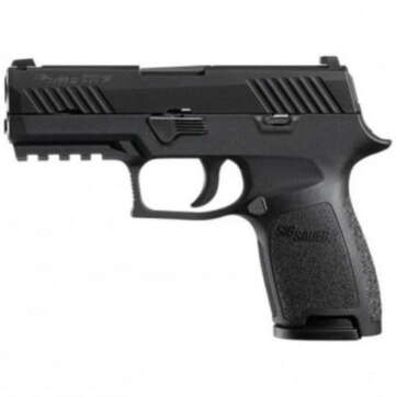 Sig P320 Nitron Compact Double .40 S&W, 3.9", Black Grip, Nitron Stainless, 10rd - Handsguns - American Guns & Ammo