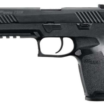 Sig P320 Full Size, 9mm, 4.7" Barrel, 10rd, Contrast Sights, Black - Handsguns - American Guns & Ammo