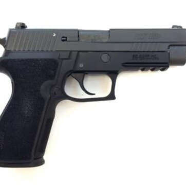 Sig P227 45 ACP 4.4In Enhanced Elite Black Da/Sa Siglite E2 Grip (2) 10Rd Steel MAG SRT - Handsguns | American Guns & Ammo