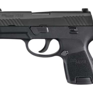 Sig P320 Subcompact DAO 9mm, 3.6" Barrel, NS Poly Grip/Frame Black, 12rd - Handsguns | American Guns & Ammo
