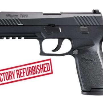 Sig P320 Full Size, .40 S&W, 14rd, Black, Refurbished Police Trade-In - Handsguns - American Guns & Ammo