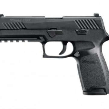 Sig P320 Nitron Full Size Double 9mm, 4.7", Black Grip, Black Nitron Stainless, 10rd - Handsguns - American Guns & Ammo