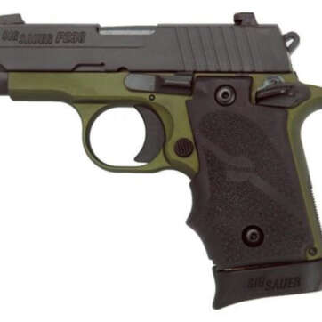 Sig P238 Army .380ACP, 2.7", Night Sights, Black Grip, 7rd - Handsguns - American Guns & Ammo