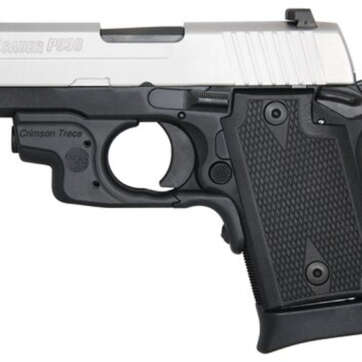 Sig P938, 9mm, 3" Barrel, 7rd, Crimson Trace Laser, Night Sights, Two-Tone - Handsguns - American Guns & Ammo