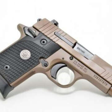 Sig P938 Emperor Scorpion, 9mm, Flat Dark Earth, 3", 6rd - Handsguns | American Guns & Ammo