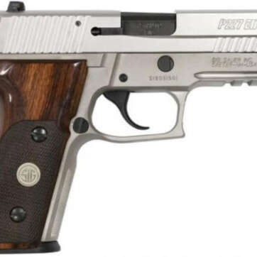 Sig P227 AS Elite 45 ACP, 4.4", Stainless, SigLite, Wood Grips, 10rd+1 - Handsguns | American Guns & Ammo